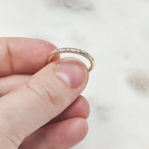 Size 9 Classic Silver Women's Ring With Small CZ Accents